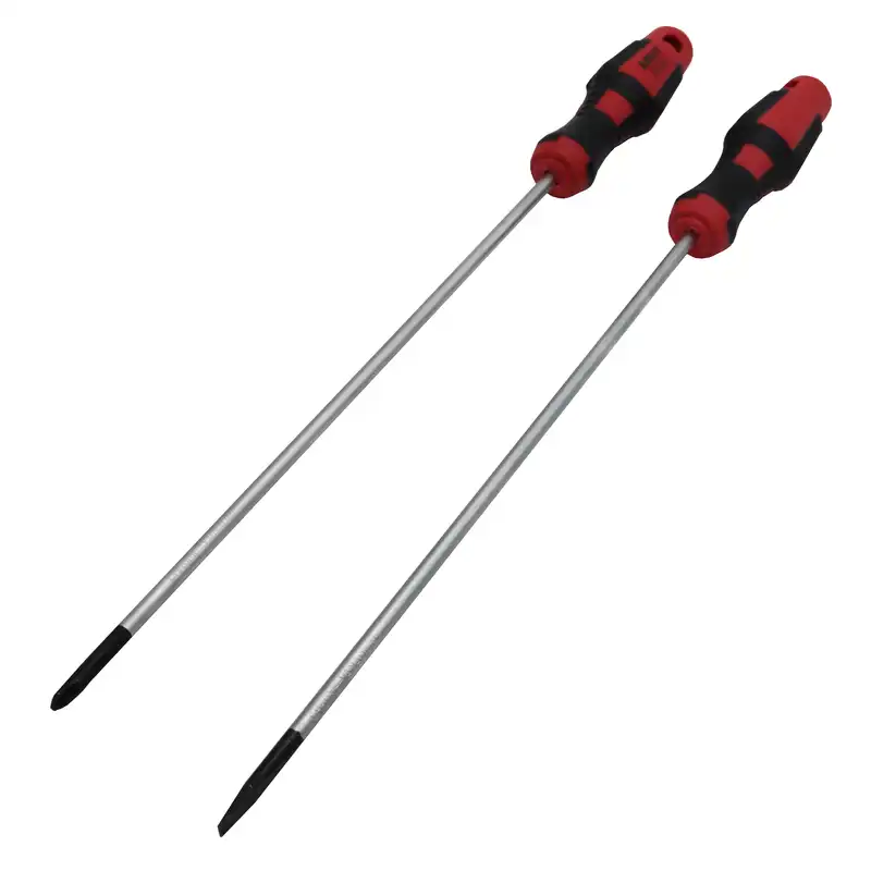 پیچ گوشتی دوسو و چهارسو جاملی مدل YP-2-4-BOLAND-42CM مجموعه 2 عددی