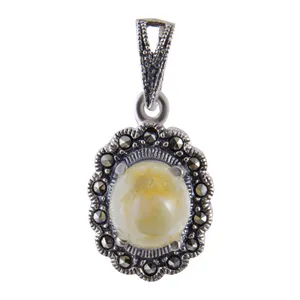 آویز گردنبند نقره زنانه بازرگانی میلادی کد PK_022