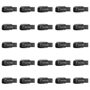 فلش مموری سن دیسک مدل Ultra Shift ظرفیت 32 گیگابایت با رابط USB 3.2 بسته 25 عددی