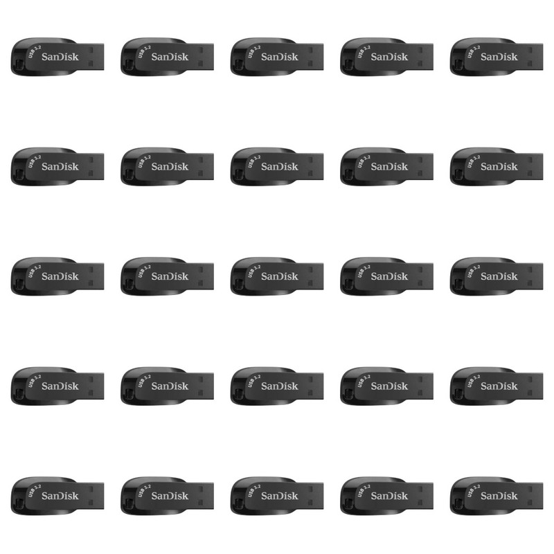 فلش مموری سن دیسک مدل Ultra Shift ظرفیت 32 گیگابایت با رابط USB 3.2 بسته 25 عددی
