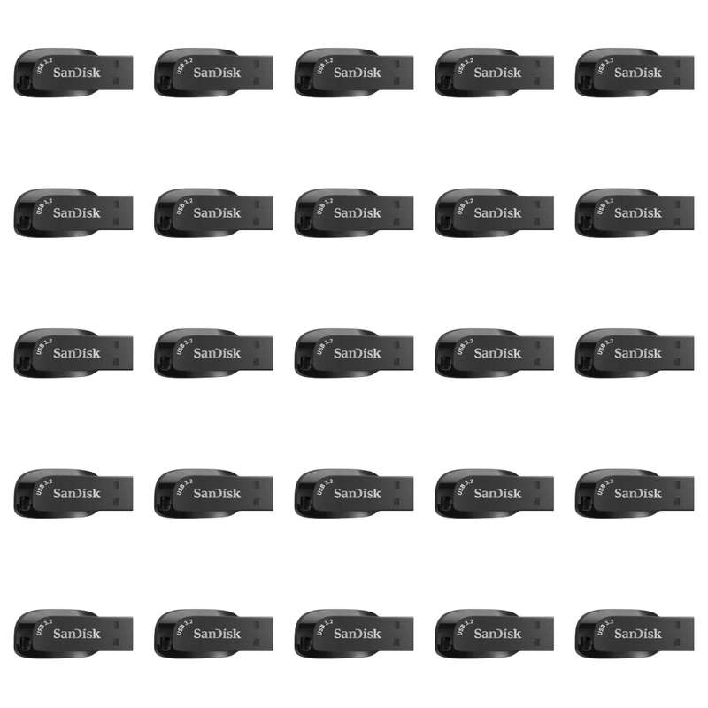 فلش مموری سن دیسک مدل Ultra Shift ظرفیت 32 گیگابایت با رابط USB 3.2 بسته 25 عددی فلش مموری سن دیسک مدل Ultra Shift ظرفیت 32 گیگابایت با رابط USB 3.2 بسته 25 عددی