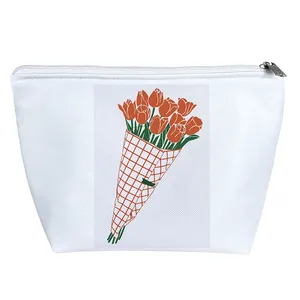 کیف لوازم آرایش دخترانه خندالو مدل گل رز کد 8760