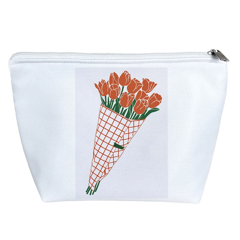 کیف لوازم آرایش دخترانه خندالو مدل گل رز کد 8760