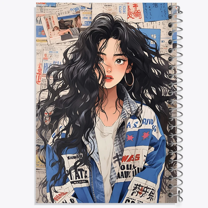 دفتر شطرنجی 50 برگ خندالو طرح دخترانه کد N3032