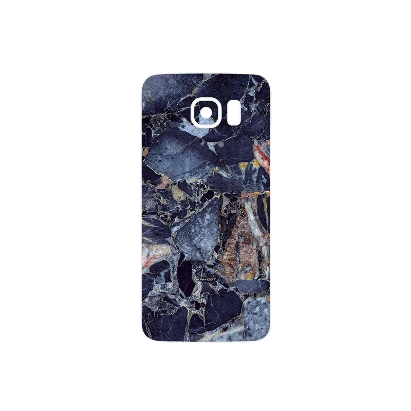 برچسب پوششی ماهوت مدل Broken black marble مناسب برای گوشی موبایل سامسونگ Galaxy S6