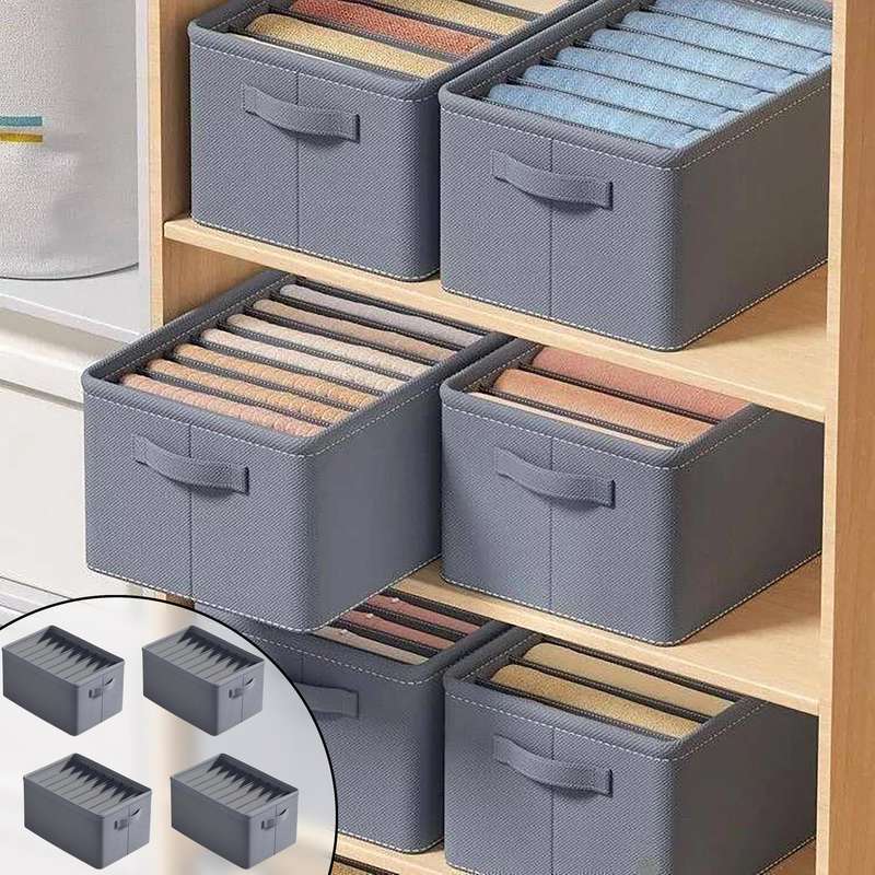 ارگانایزر لباس مادام کوکو مدل 6 خانه بسته 4 عددی