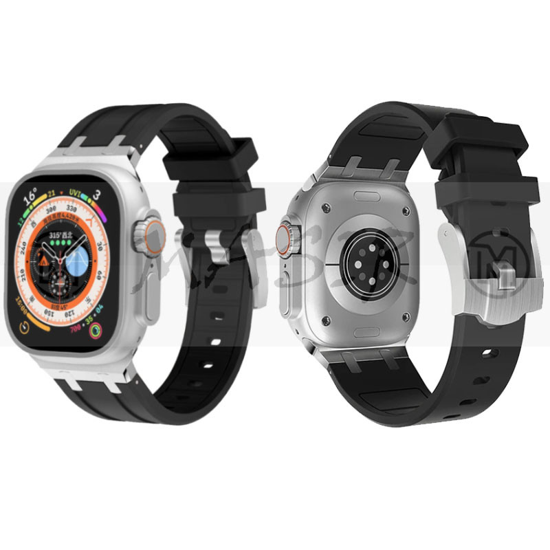 بند مسیر مدل Bracelet Sport Silicone Strap مناسب برای اپل واچ Ultra 49mm / Ultra 2 49mm