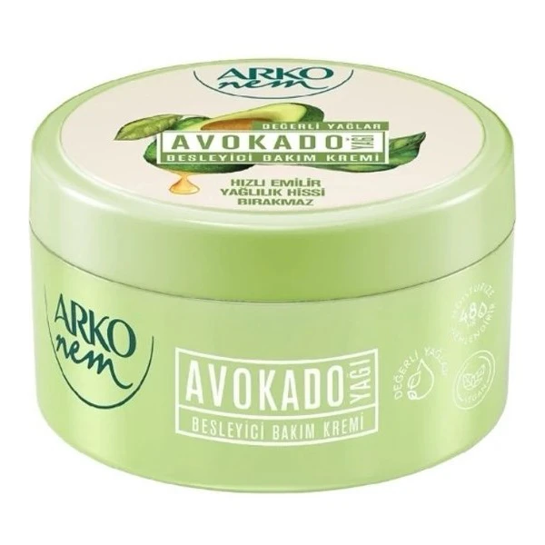 کرم مرطوب‌کننده دست، صورت آرکو نم مدل آووکادو مناسب برای انواع پوست حجم 250 میلی‌لیتر