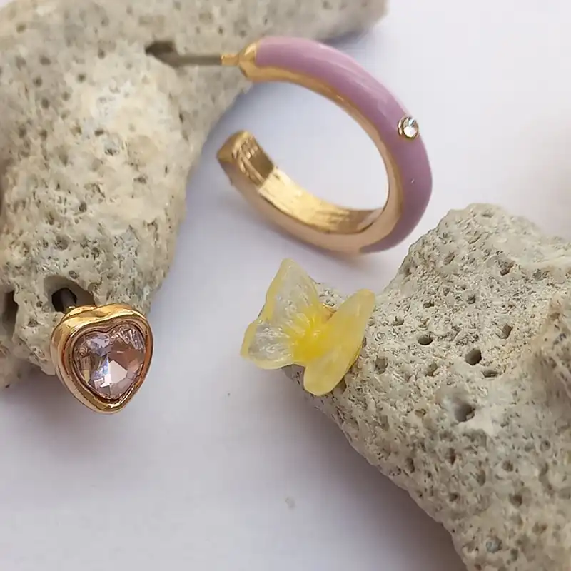 گوشواره زنانه مدل SMR 0320 مجموعه 3 عددی