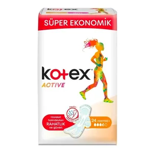 نوار بهداشتی کوتکس مدل Hareket بسته 24 عددی