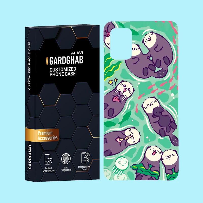 کاور گارد قاب علوی مدل حیوانات مناسب برای گوشی موبایل سامسونگ Galaxy A31