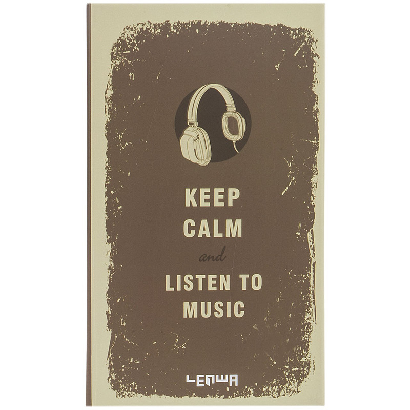 دفتر یادداشت ونوشه طرح Keep Calm and Listen to Music