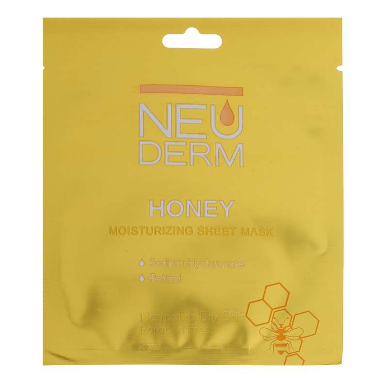 ماسک صورت نئودرم مدل Honey حجم 25 میلی لیتر