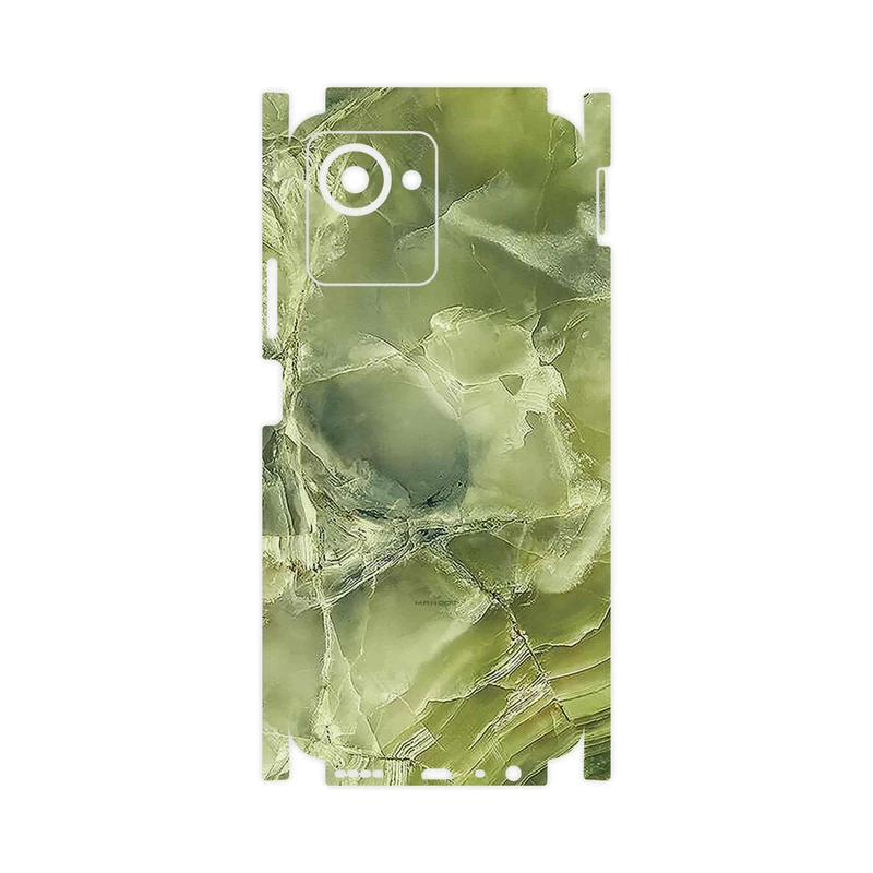 برچسب پوششی ماهوت مدل Green_Crystal_Marble-FullSkin مناسب برای گوشی موبایل ریلمی C30s