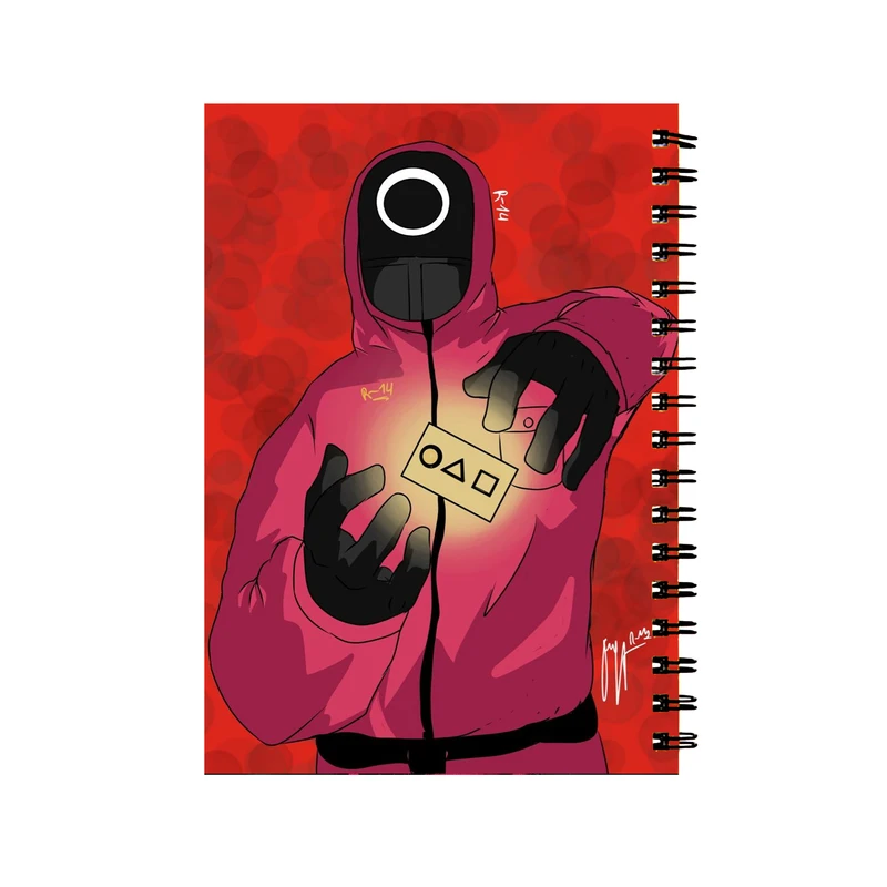 دفتر طرح Squid Game کد D-0456