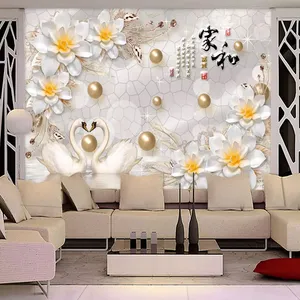 پوستر دیواری سه بعدی مدل گل برجسته DVRF1379
