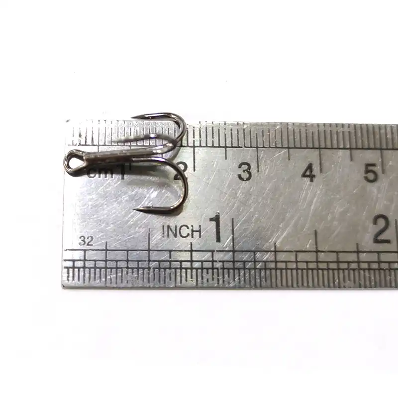 قلاب ماهیگیری مدل سه شاخ فولادی شماره 6 بسته 5 عددی