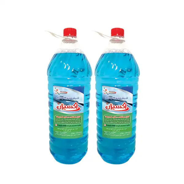 شیشه شوی خودرو اکسیژن مدل OP10 حجم 2.5 لیتر بسته دو عددی