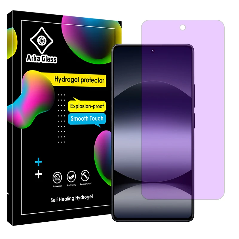 محافظ صفحه نمایش آنتی پرپل آرکا گلس مدل Eye Car مناسب برای گوشی موبایل شیائومی Redmi Note 14S