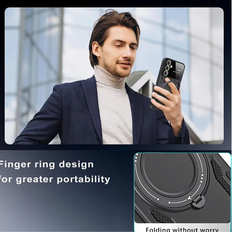 کاور گاردتک مدل Hybrid Armor مناسب برای گوشی موبایل سامسونگ Galaxy A25 به همراه بند 