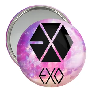 آینه جیبی خندالو مدل گروه موسیقی اکسو EXO  کد 2529