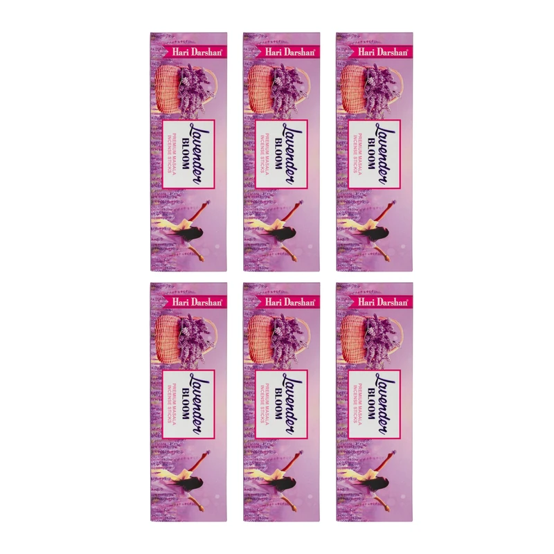 عود هاری دارشان مدل Lavender Bloom رایحه اسطوخودوس 6 بسته 30 عددی