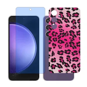 Glass Together model Matte Anti-blue Screen Protector Suitable for Samsung Galaxy A55 Mobile Phone with Back cover sticker