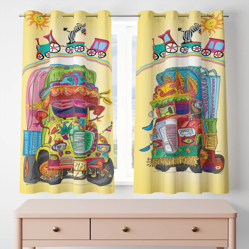 پرده مدل مخمل پانچی کد 8449 سایز 200x140 سانتی متر