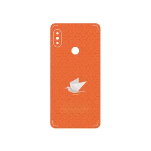 MAHOOT Minimalist origami bird Cover Sticker for Xiaomi Redmi Note 5 Pro