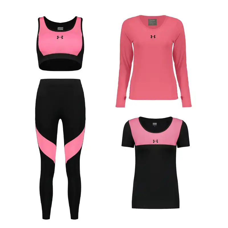 ست 4 تکه لباس ورزشی زنانه مدل 1401-76-710102