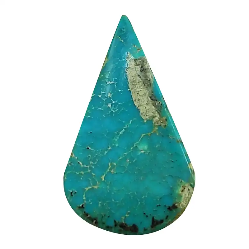 سنگ فیروزه نیشابور سلین کالا مدل اشکی کد Pc3-9