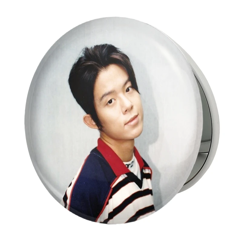 آینه جیبی خندالو طرح تونی گروه H.O.T مدل تاشو کد 12284 