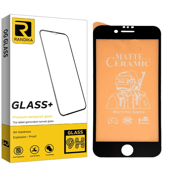 محافظ صفحه نمایش سرامیکی مات راندیکا مدل GLD مناسب برای گوشی موبایل اپل Iphone 6/ 7/ 8