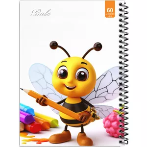 دفتر نقاشی 60 برگ انتشارات بله طرح فانتزی زنبور نقاش کد A4-O451