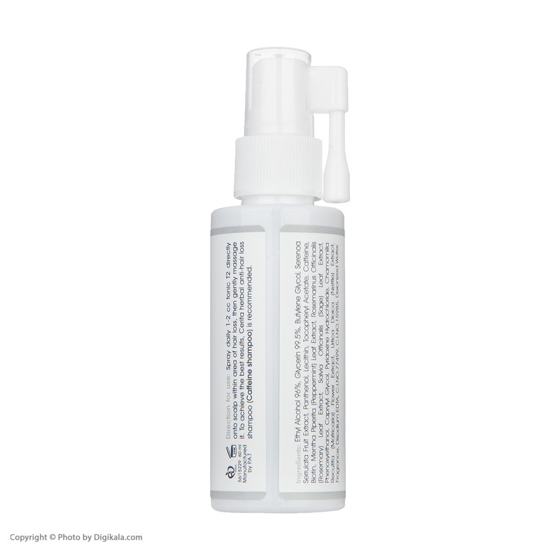 تونیک ضد ریزش و تقویت کننده مو سریتا مدل T2 حجم 60 میلی لیتر