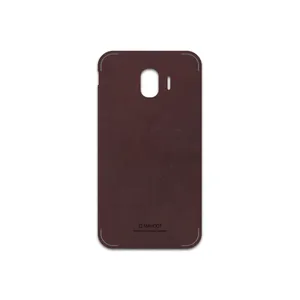 MAHOOT Matte-Dark-Brown-Leather Cover Sticker for Samsung Galaxy J2 Pro 2018