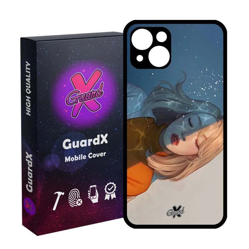 کاور گارد ایکس طرح Girl مدل Glass10013 مناسب برای گوشی موبایل اپل iPhone 13