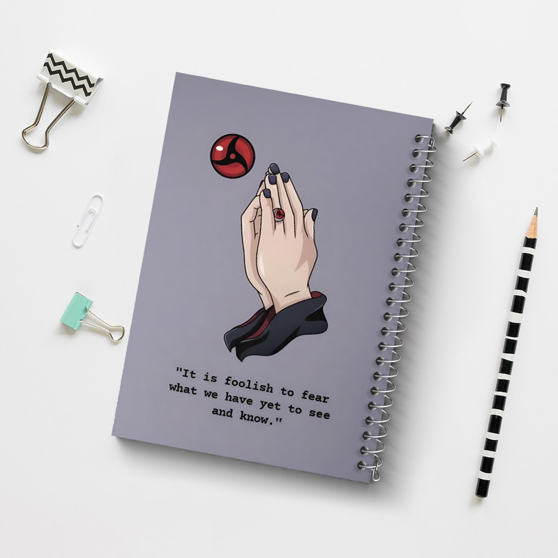 دفتر نقاشی 50 برگ خندالو طرح انیمه ناروتو (Naruto) کد N3607