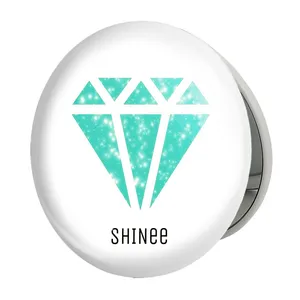 آینه جیبی خندالو طرح گروه شاینی Shinee مدل تاشو کد 12346 