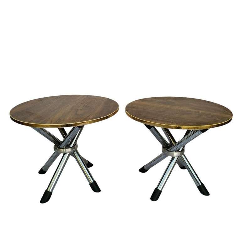 میز عسلی مدل  تاشو کد MB12  مجموعه 2 عددی
