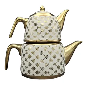 ست کتری و قوری مدل بهاران گنجایش کتری 2 لیتر گنجابش قوری 0.75 لیتر