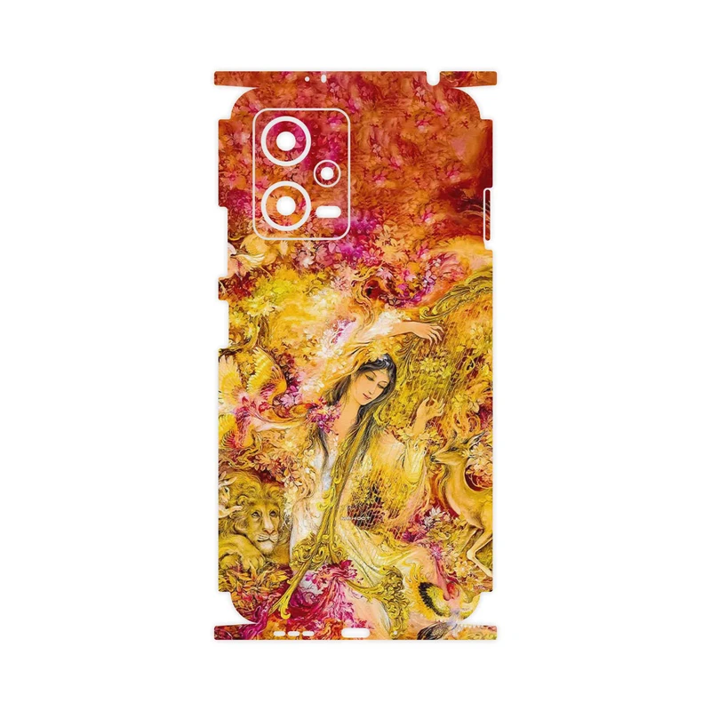 برچسب پوششی ماهوت مدل Persian miniature 1-FullSkin مناسب برای گوشی موبایل شیائومی Redmi Note 12 5G