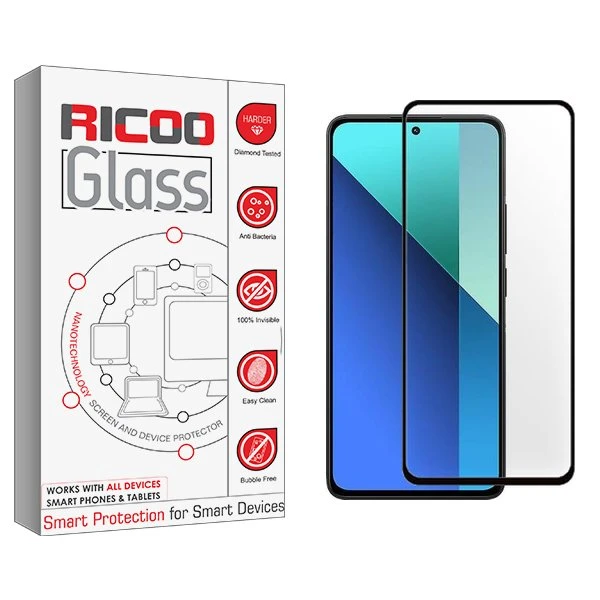 محافظ صفحه نمایش ریکو مدل RiC2 FullGlue مناسب برای گوشی موبایل شیائومی Redmi Note 13 Pro 4G
