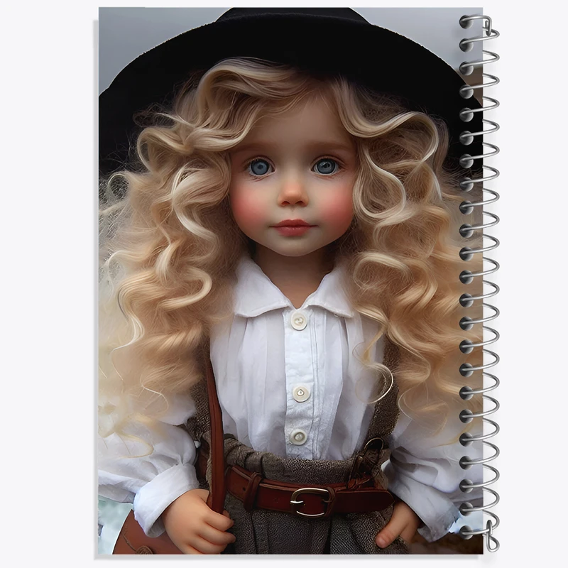 دفتر شطرنجی 50 برگ خندالو طرح دخترانه کد F6243