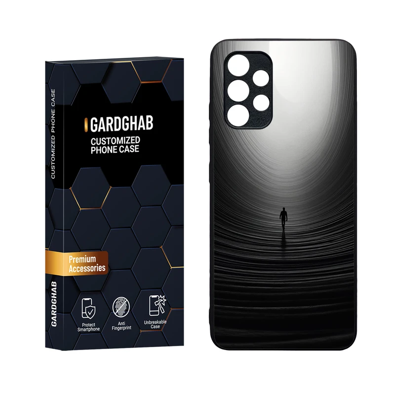 کاور گارد قاب مدل دورژله ای پشت گلس پسرانه مناسب برای گوشی موبایل سامسونگ Galaxy A32 4G