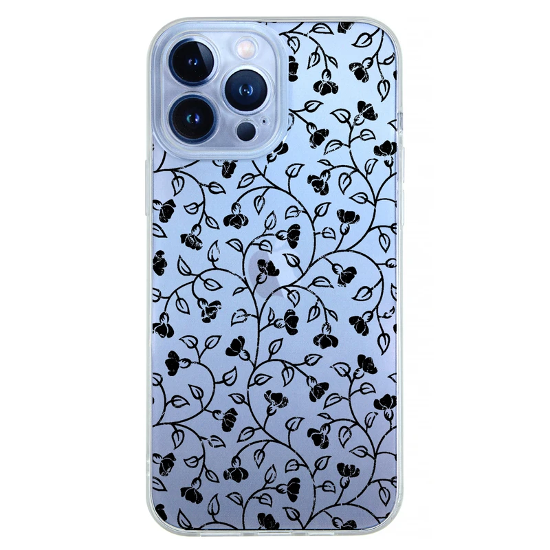 کاور مگافون طرح گل مدل C42-B مناسب برای گوشی موبایل اپل Iphone 13 Pro Max