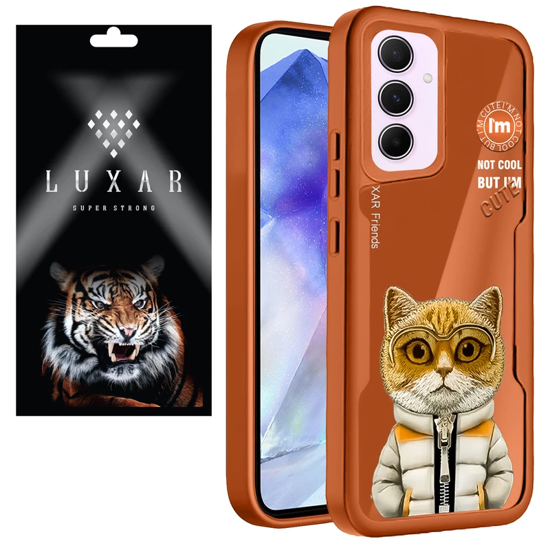 کاور لوکسار مدل Lantern Cat مناسب برای گوشی موبایل سامسونگ Galaxy A55 / A55 5G