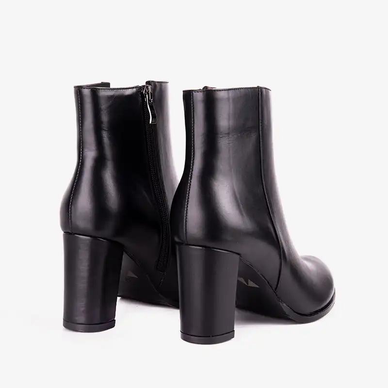 نیم بوت زنانه چرم مشهد مدل j2571