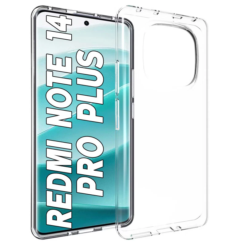 کاور مسیر مدل Clear Jelly مناسب برای گوشی موبایل شیائومی Redmi Note 14 Pro Plus
