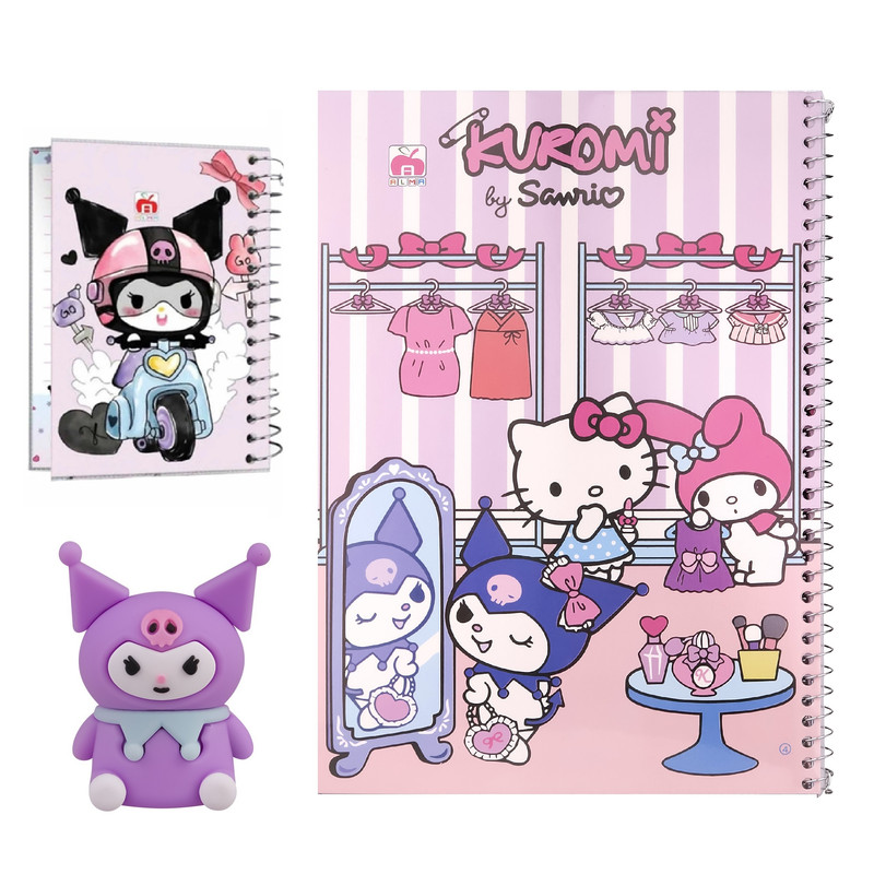 بسته لوازم تحریر مدل کرومی مجموعه سه عددی